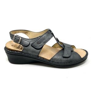 Finn Comfort Adana Volcano Leather Sandals